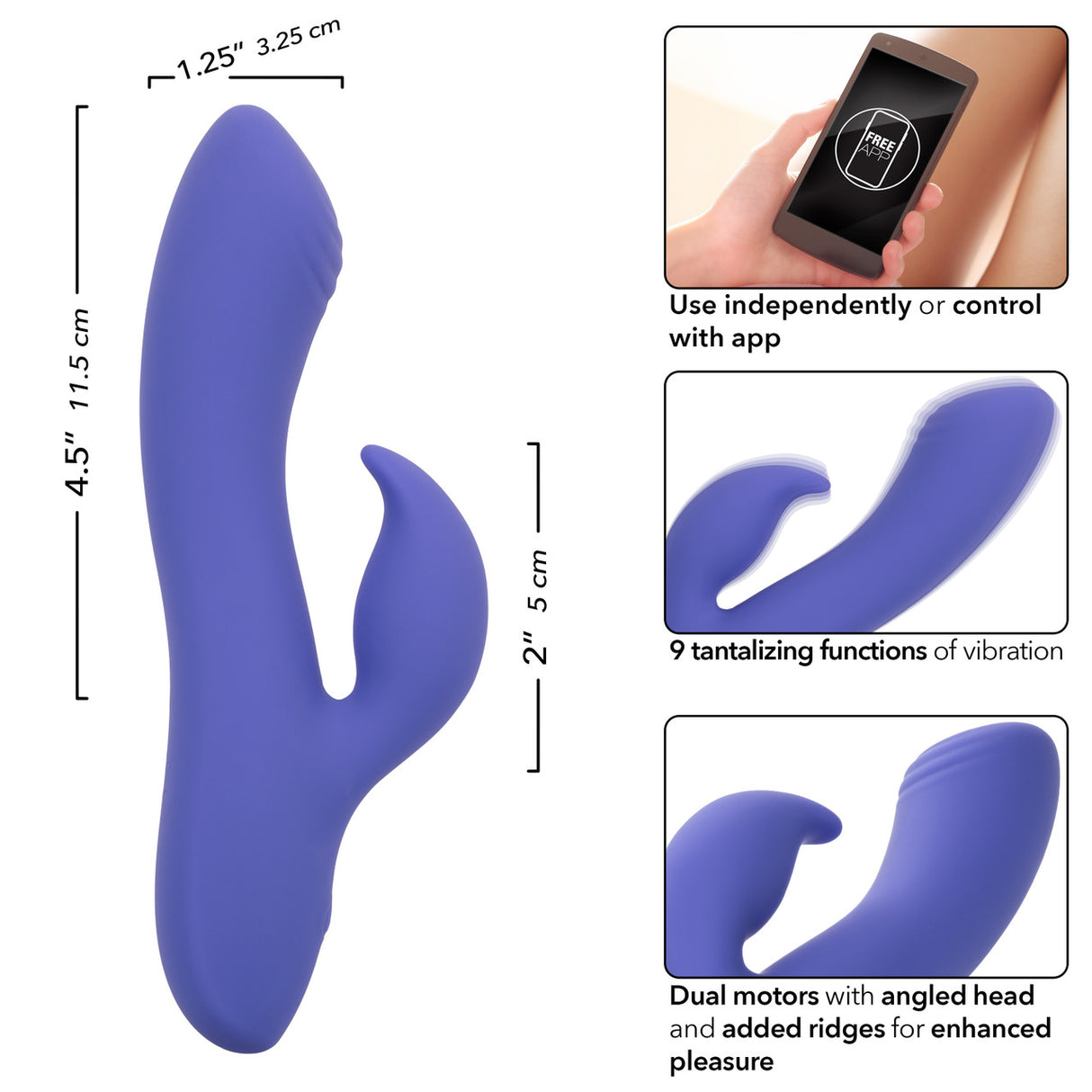 Dual Stimulator Vibrator Connect - Boutique Séduction
