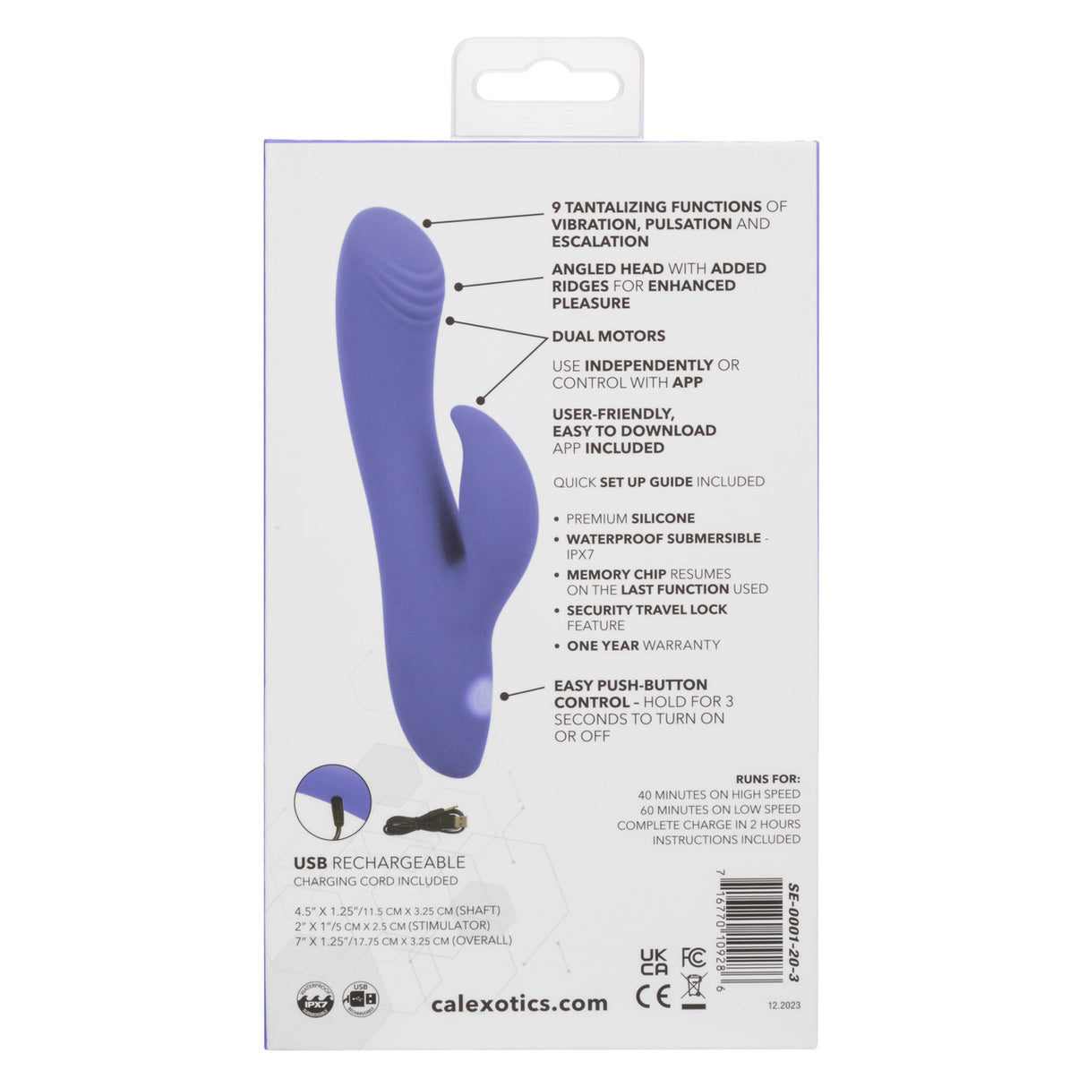 Dual Stimulator Vibrator Connect - Boutique Séduction