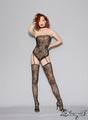 Fishnet and Lace Teddy Bodystocking Dreamgirl International - Boutique Séduction