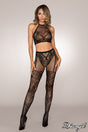2Pc Lace Embroidery Bodystocking Set Dreamgirl International - Boutique Séduction