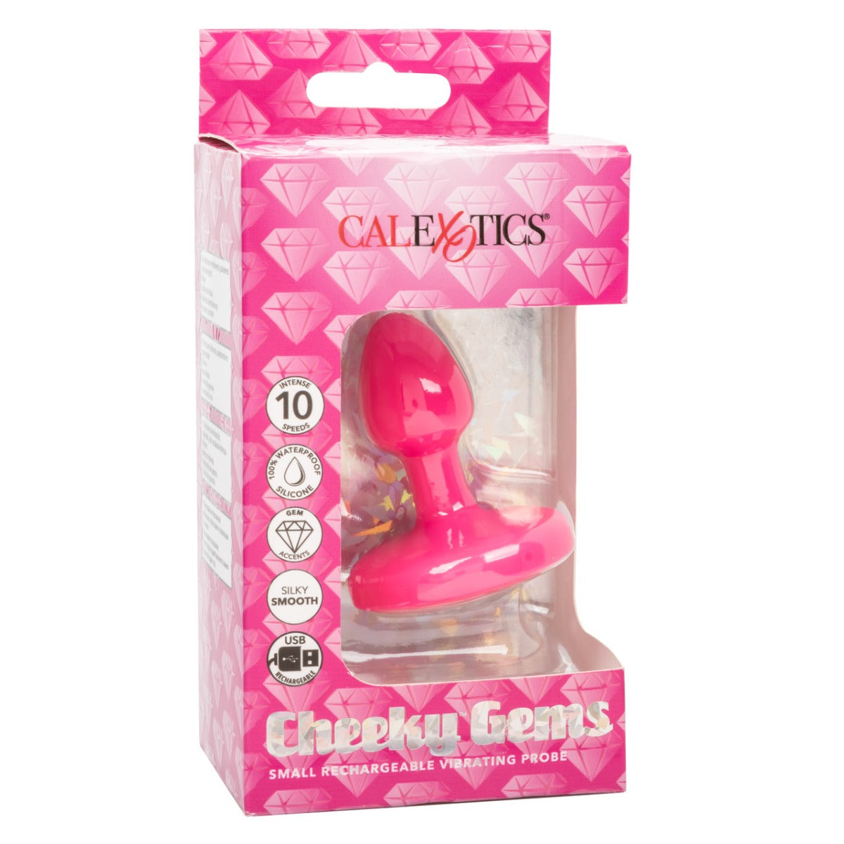 CHEEKY GEMS Rechargeable Vibrating Probe - CALEXOTICS Cheeky - Boutique Séduction