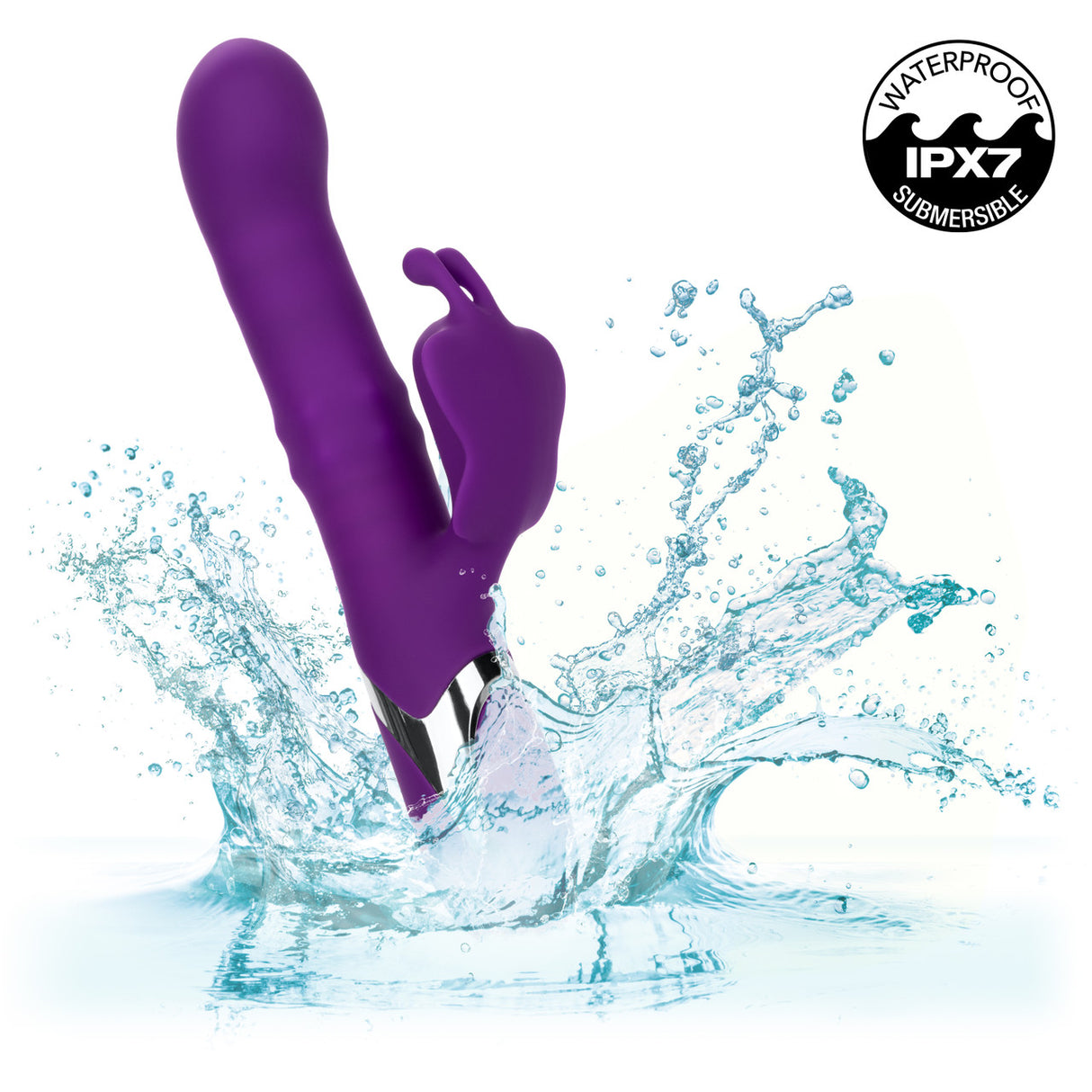 Flutter Thrusting Vibrator with Rotating Beads Enchanted - Boutique Séduction