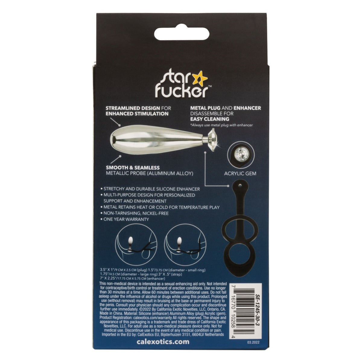 Glider Plug with Ring Star Fucker - Boutique Séduction