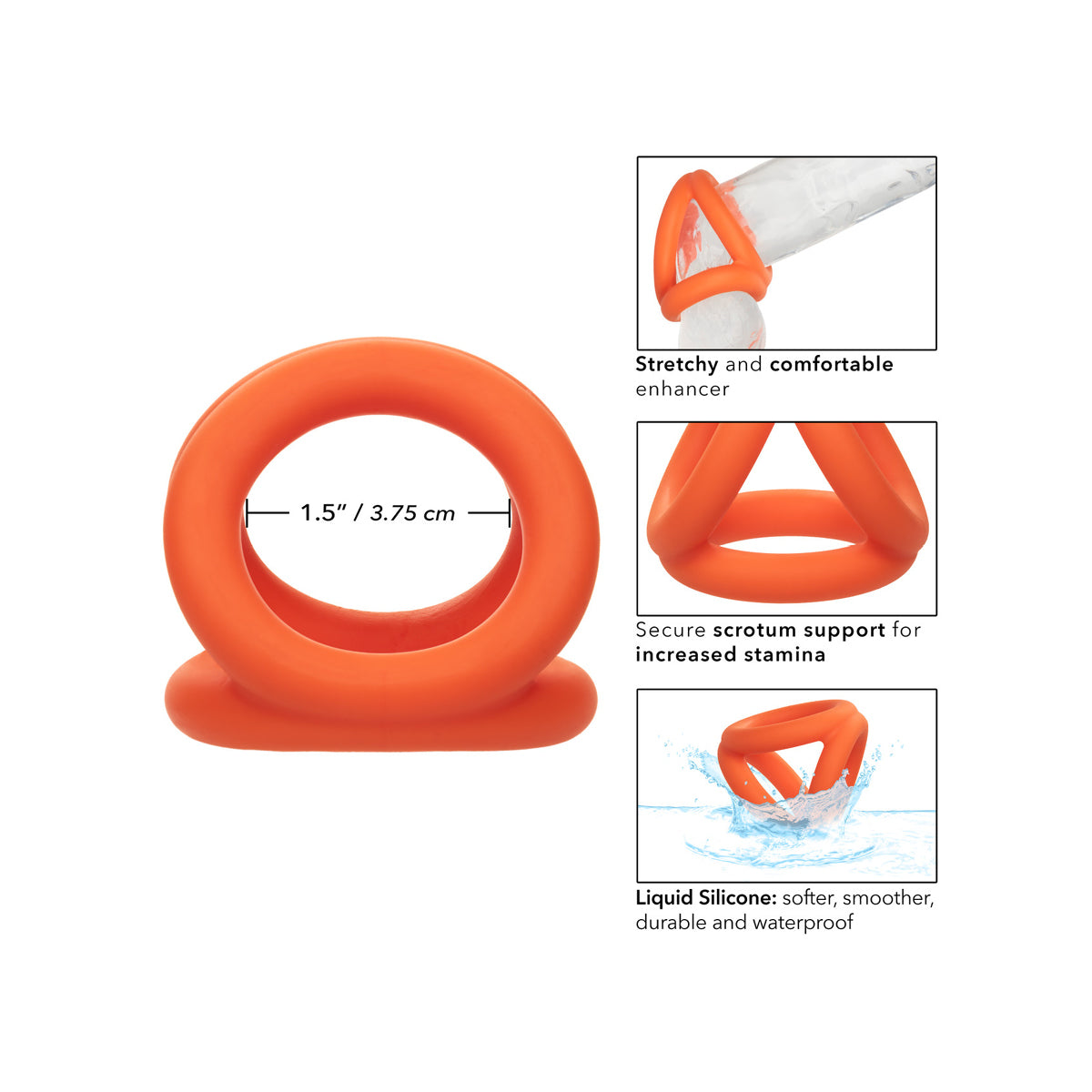Alpha Liquid Silicone Tri-Ring