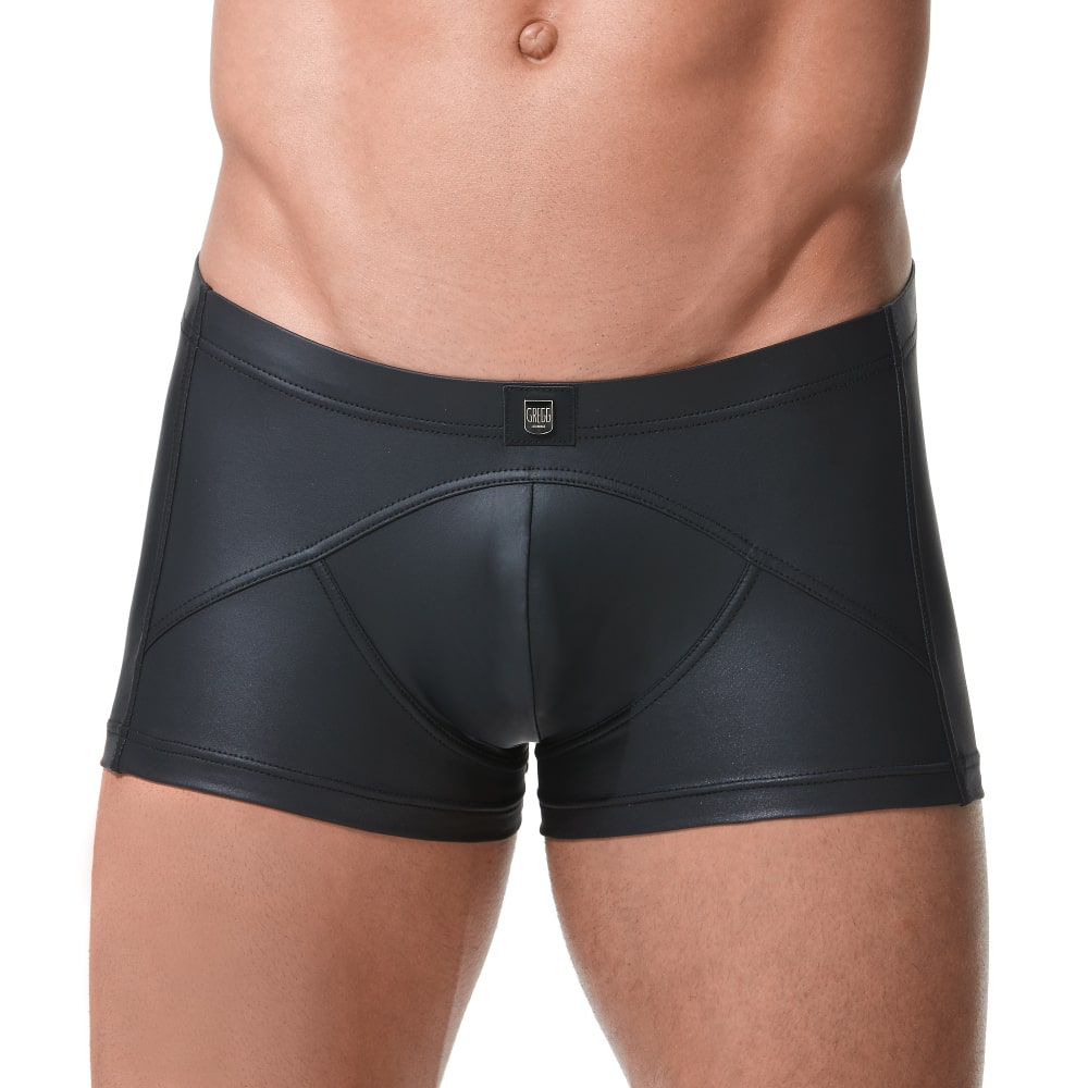 Crave Faux-Leather Boxer Brief Gregg Homme - Boutique Séduction