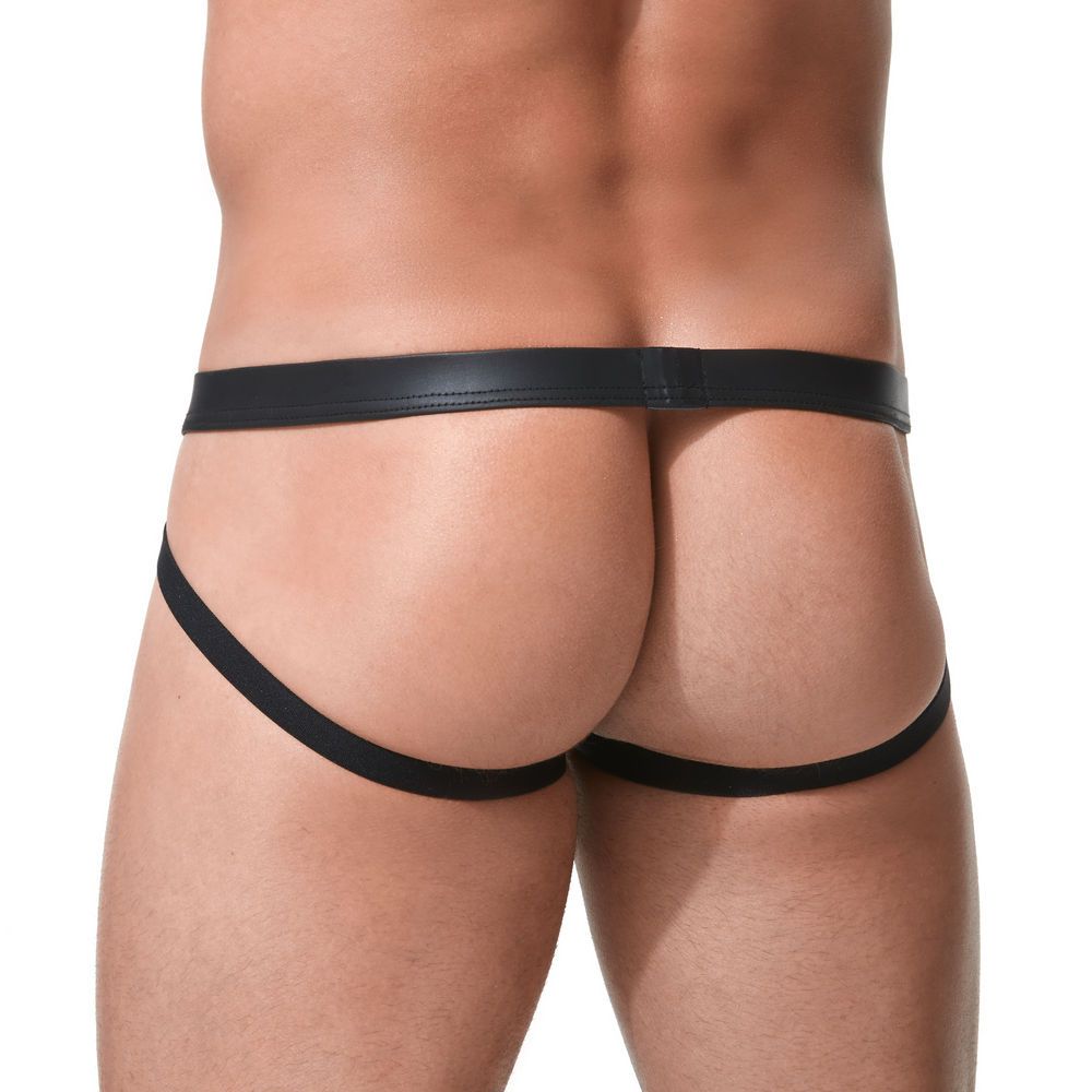 Crave Faux-Leather Jockstrap Gregg Homme - Boutique Séduction