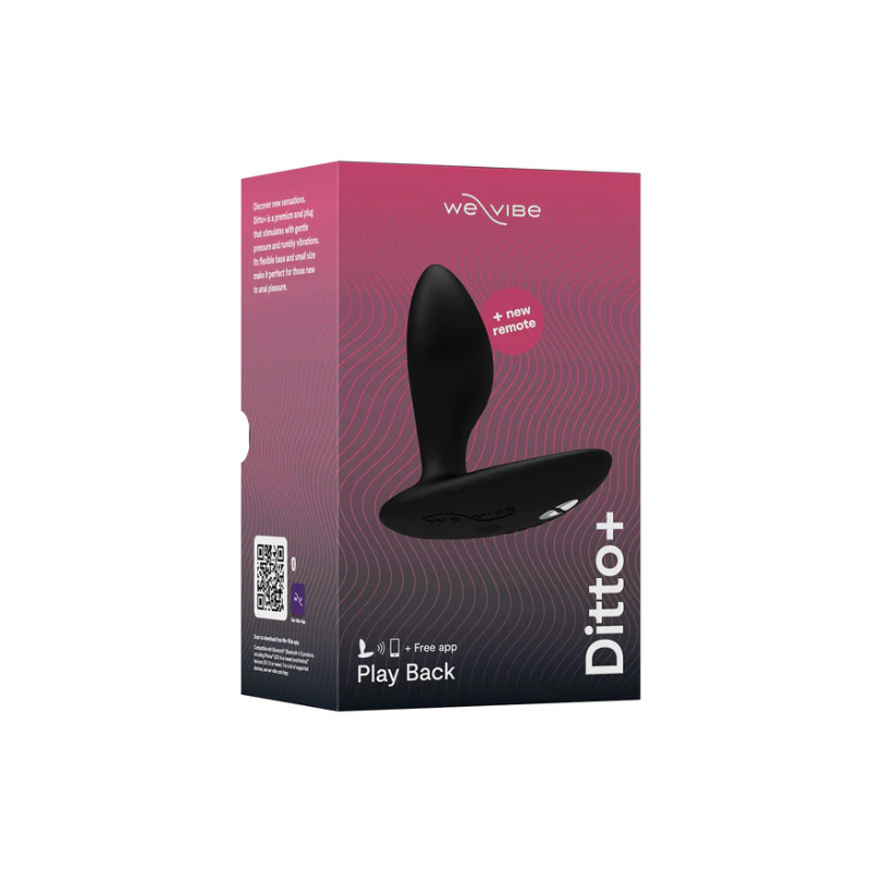 Ditto+ Vibrating Anal Plug with Remote