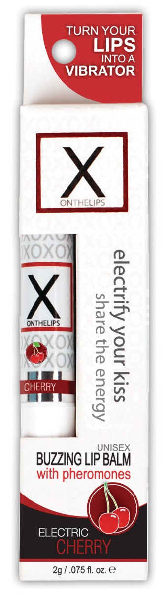 X On The Lips Buzzing Lip Balm with Pheromones Sensuva - Boutique Séduction