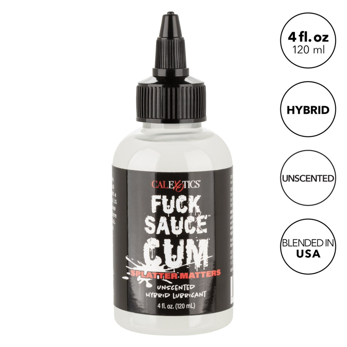 Cum Splatter Matters Unscented Hybrid Lubriciant Fuck Sauce - Boutique Séduction