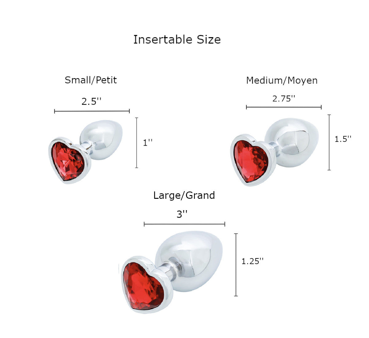 Heart Butt Plug Adore U - Anal Luxure - Boutique Séduction
