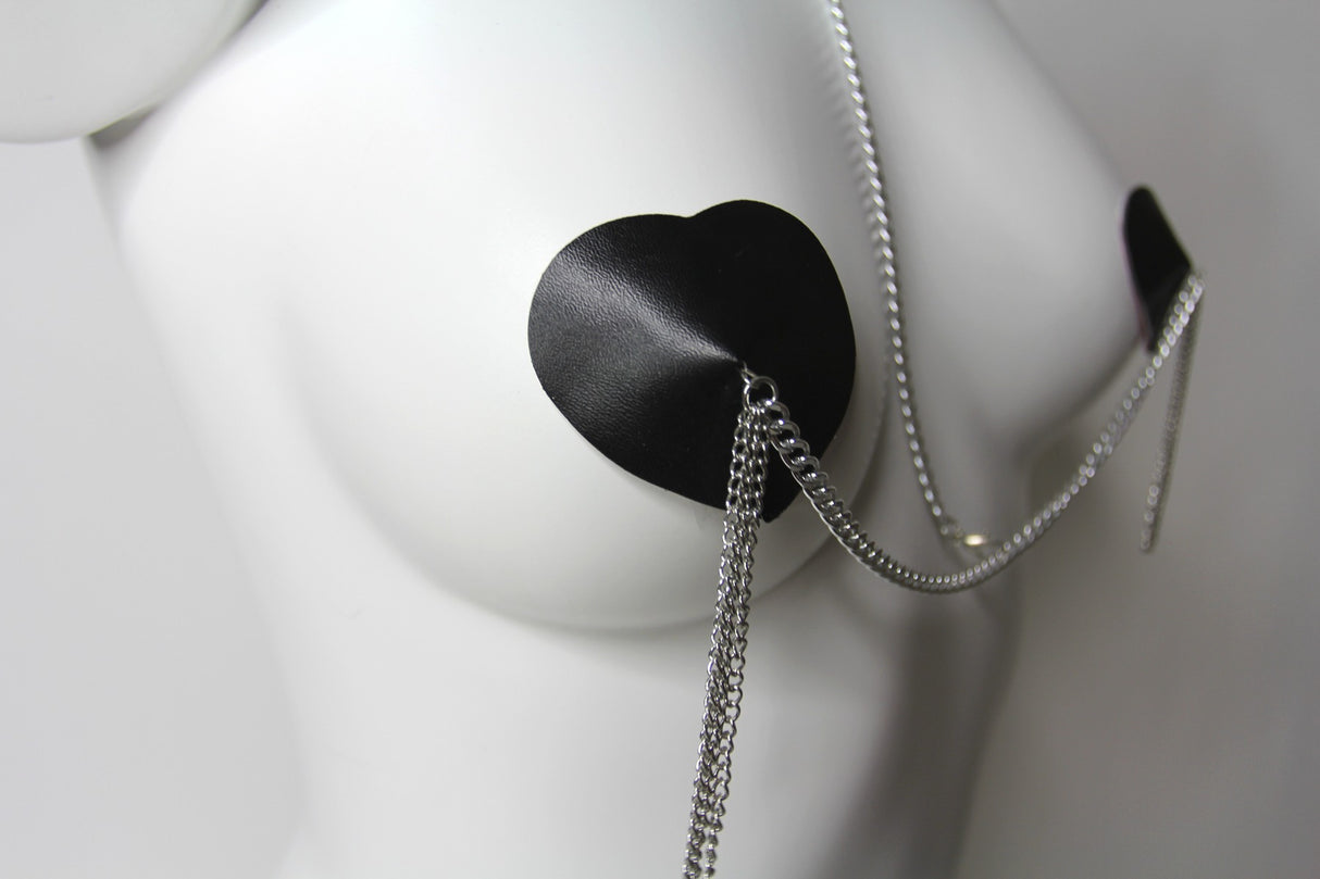 Dominatrix Pasties with Necklace Hott Products - Boutique Séduction