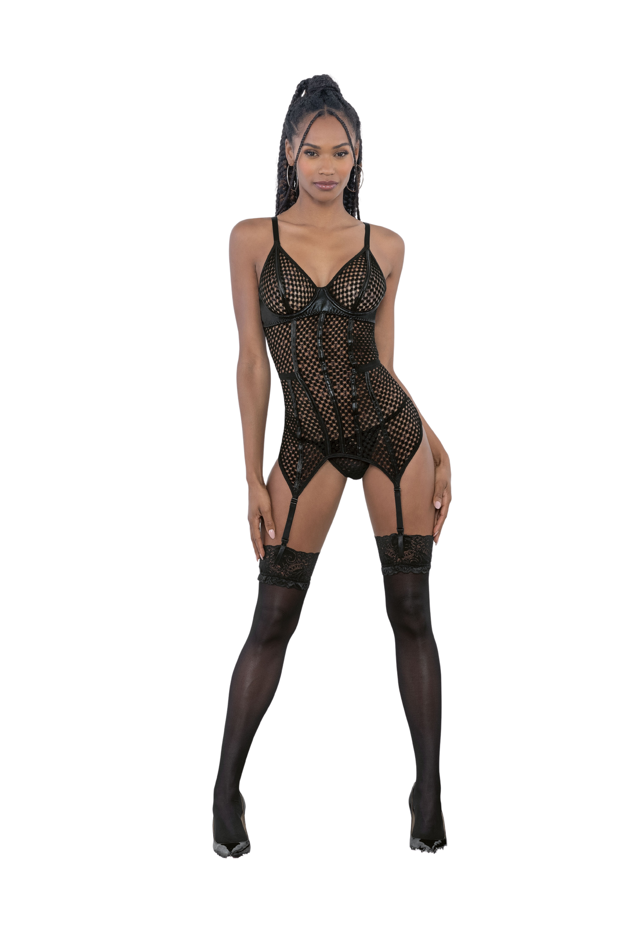 Honeycomb Underwire Bustier Escante - Boutique Séduction