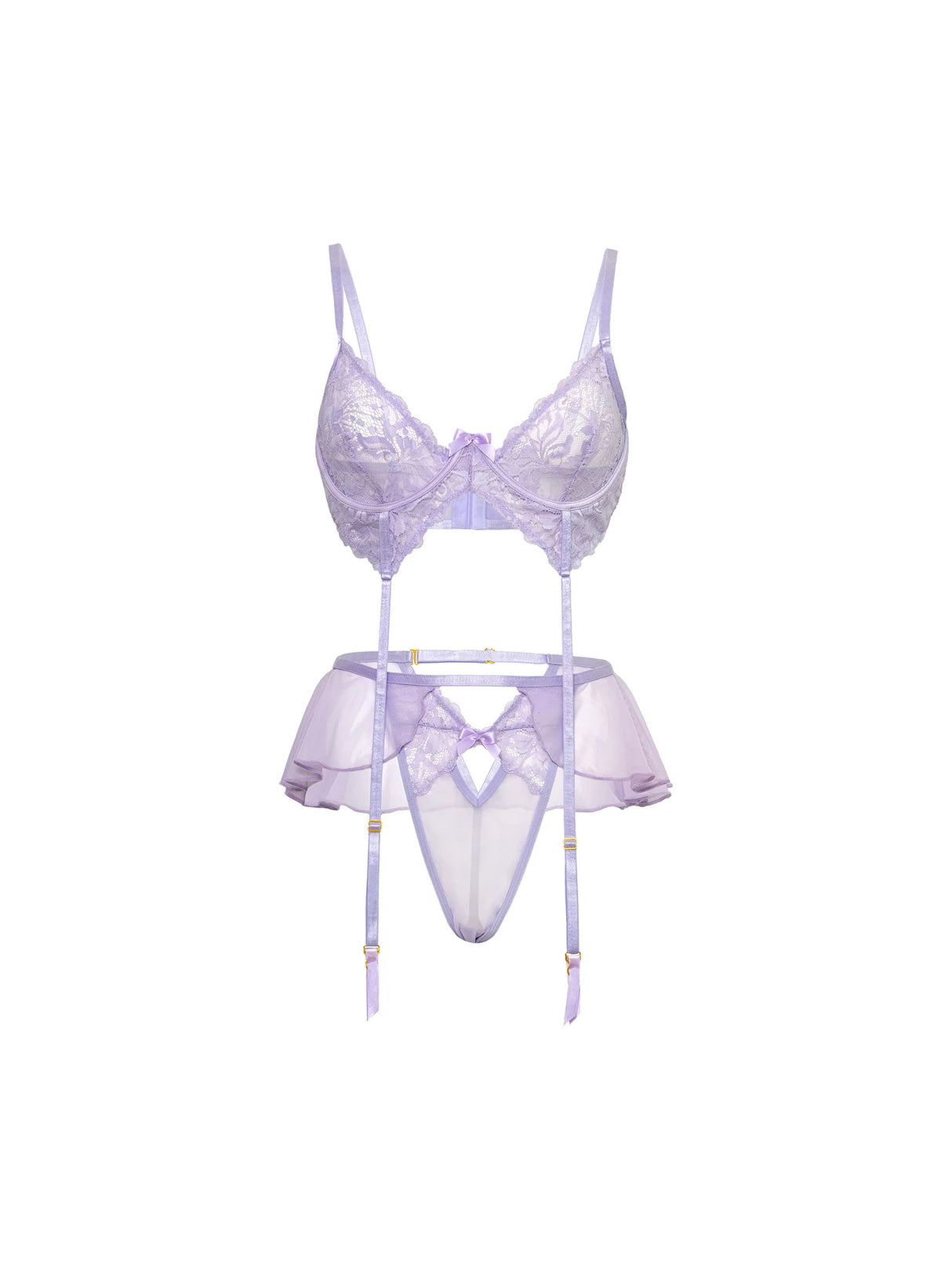 Oh La La Cheri - Milana 3Pc Ruffled Set - Boutique Séduction