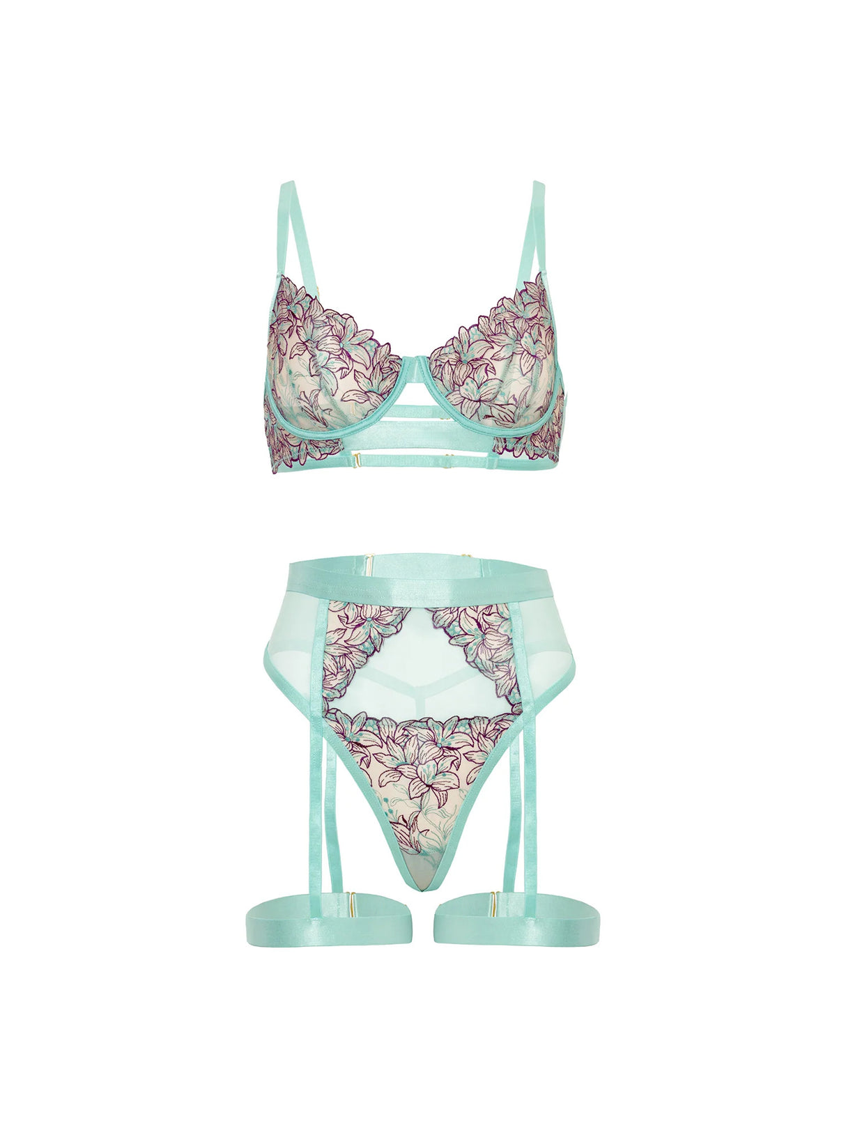 Adaline 2Pc Embroidered Set