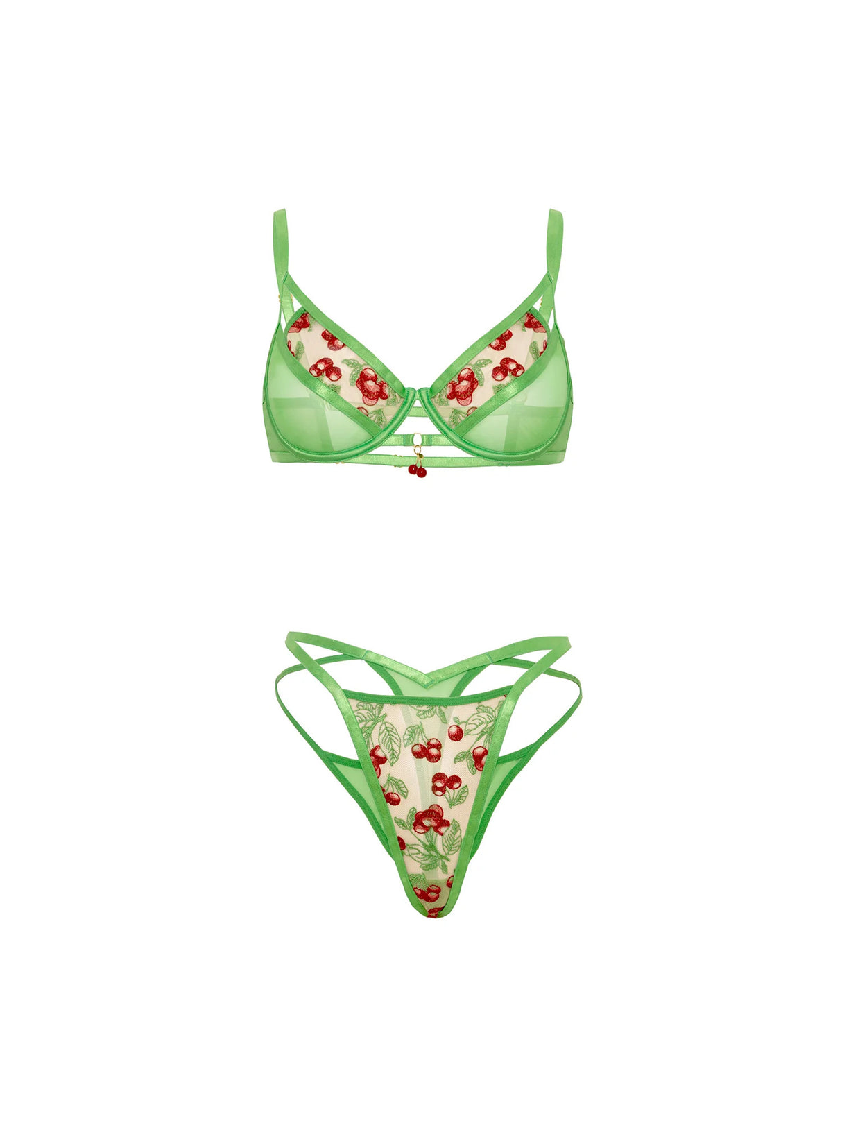 Cheri 2Pc Embroidered Set