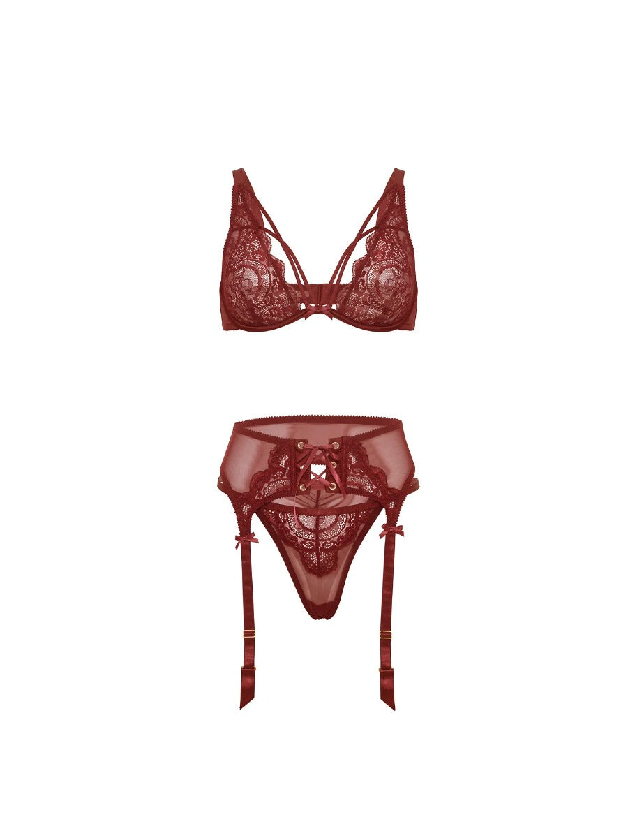 Wynter Cage Bra 3Pc Set Oh La La Cheri - Boutique Séduction