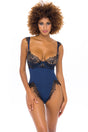 Nicole Jersey and Lace Teddy Oh La La Cheri - Boutique Séduction