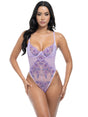Lavender Lace Teddy Oh La La Cheri - Boutique Séduction