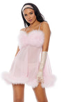 Babydoll & Gloves Forplay - Boutique Séduction