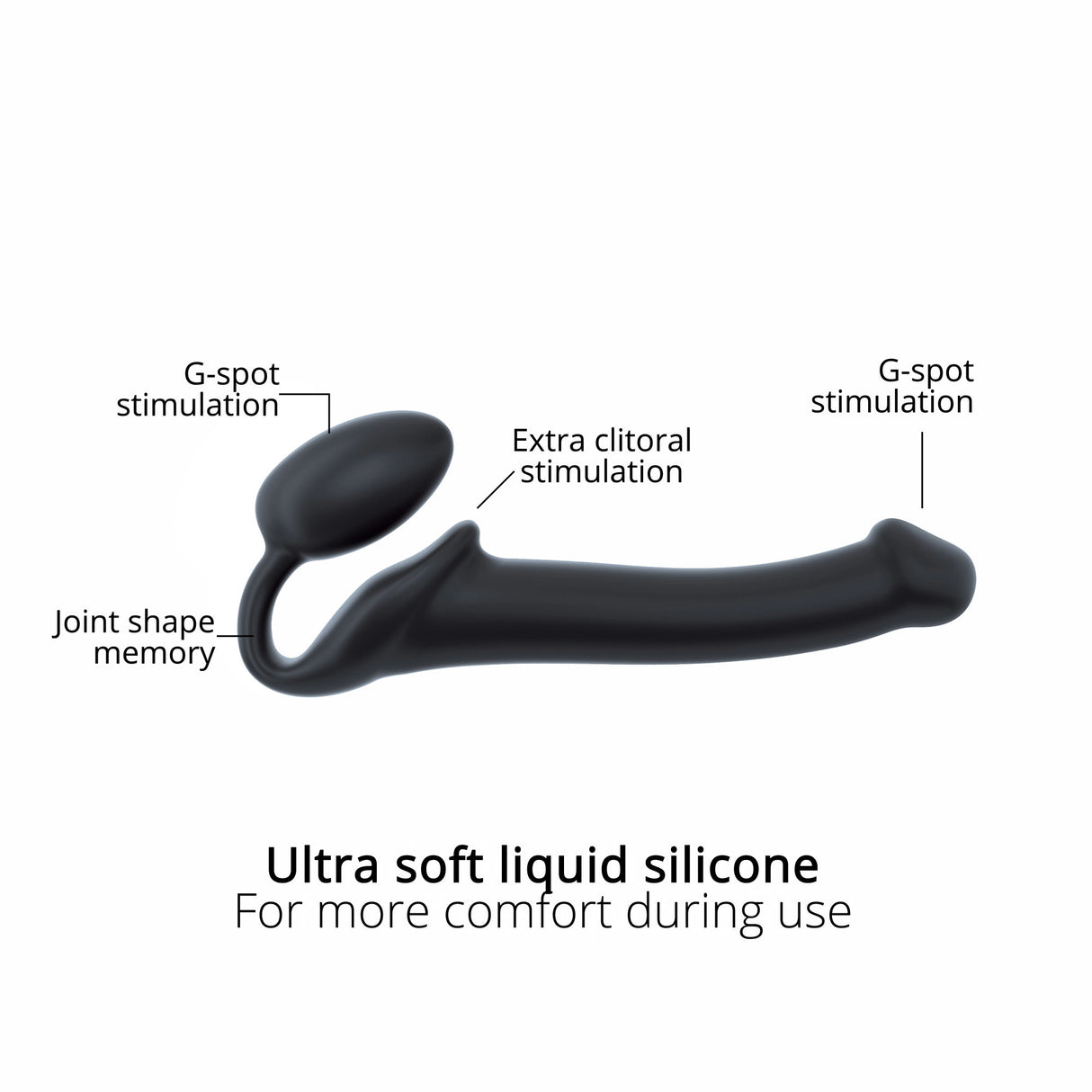 Strap-on-me - Silicone Bendable Strap-On - Boutique Séduction