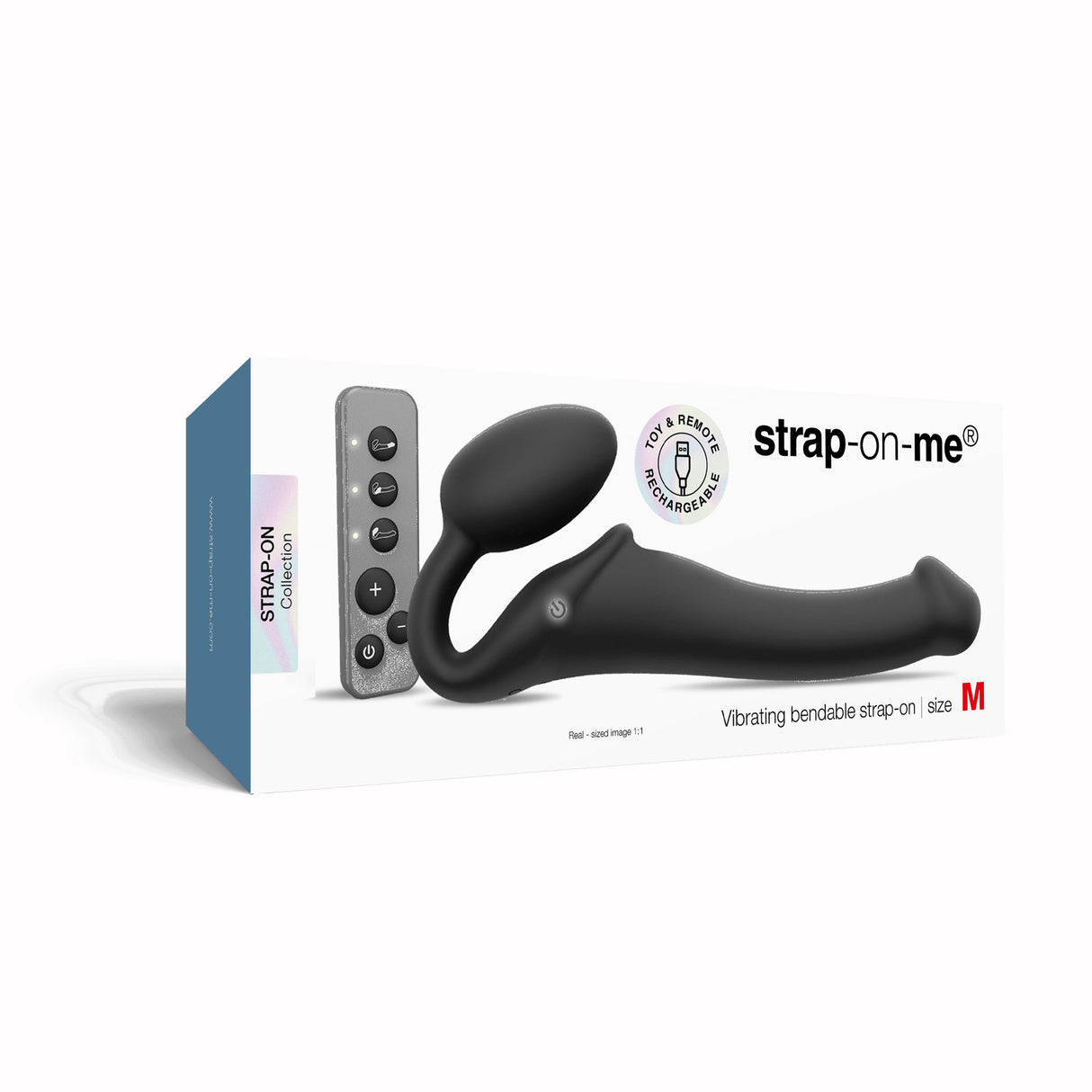 Strap-on-me - Vibrating Bendable Strap-On 3 Motors - Boutique Séduction