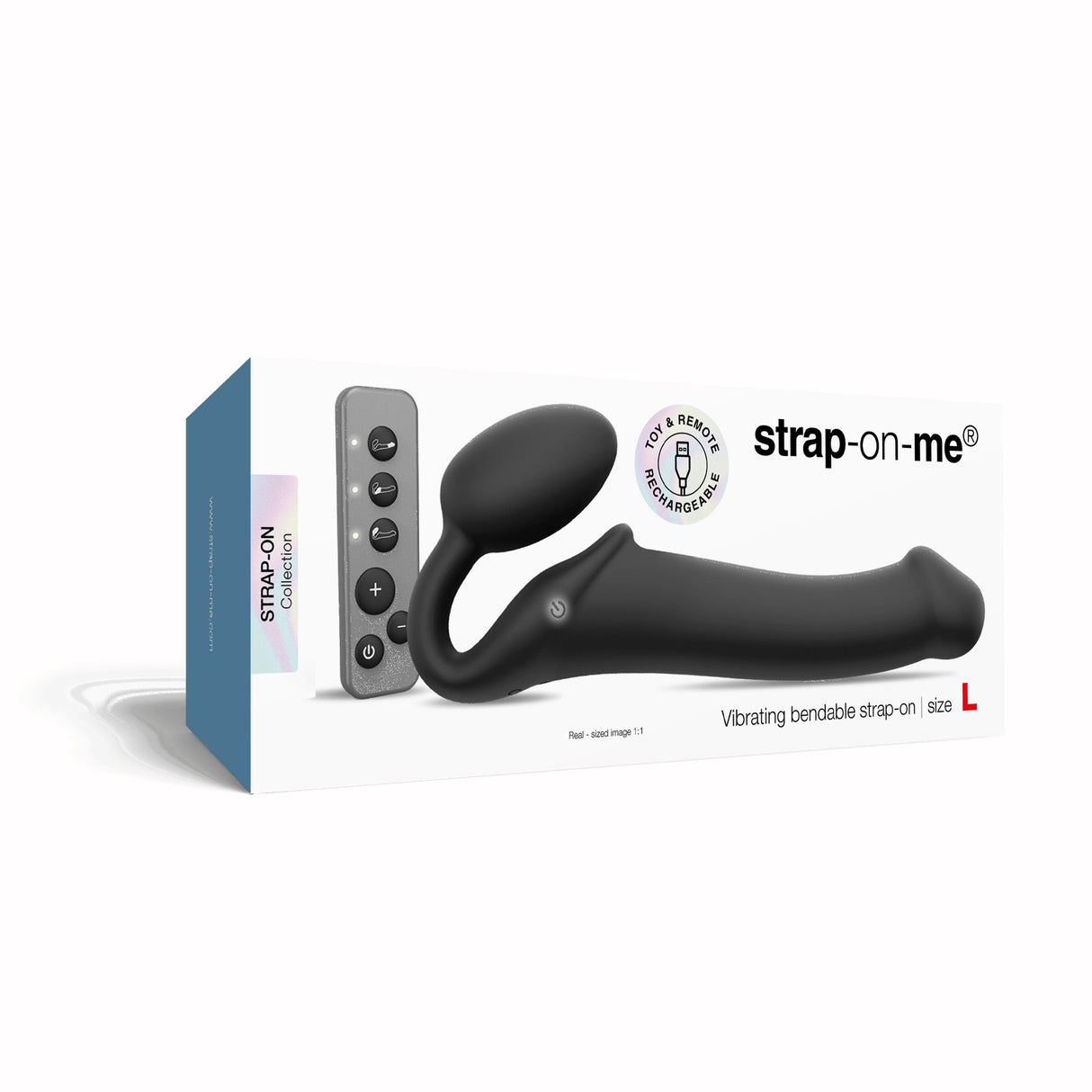 Strap-on-me - Vibrating Bendable Strap-On 3 Motors - Boutique Séduction