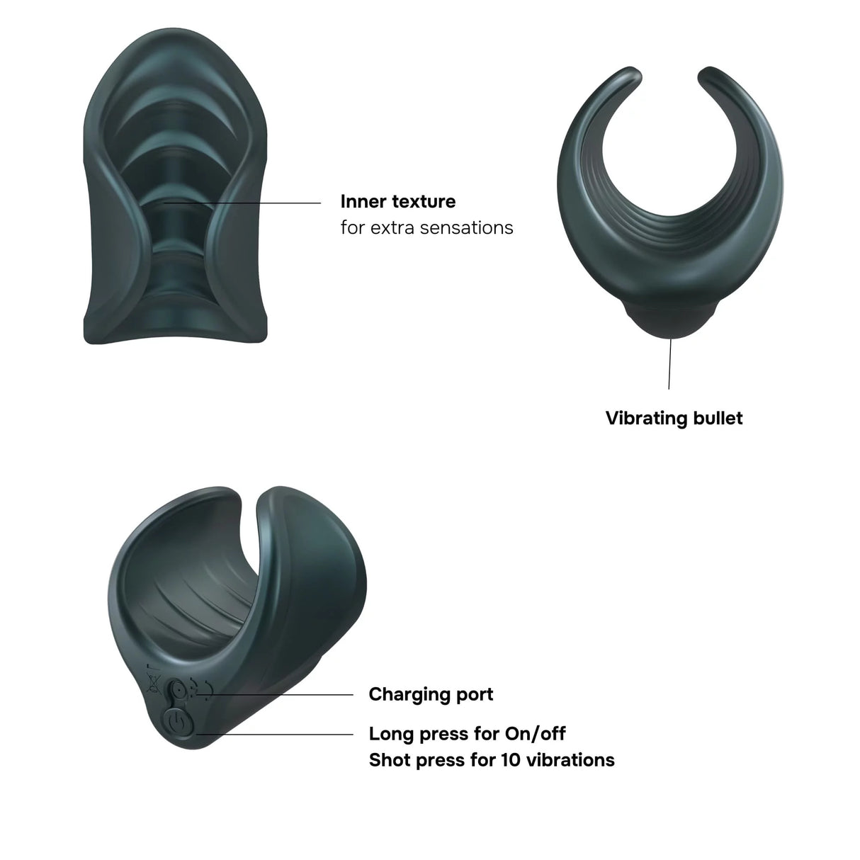 Starter Vibrating Masturbator Man.Wand - Boutique Séduction