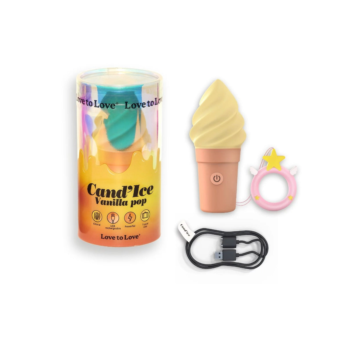 Cand'ice Pop & Jolly Stimulator Love to Love - Boutique Séduction
