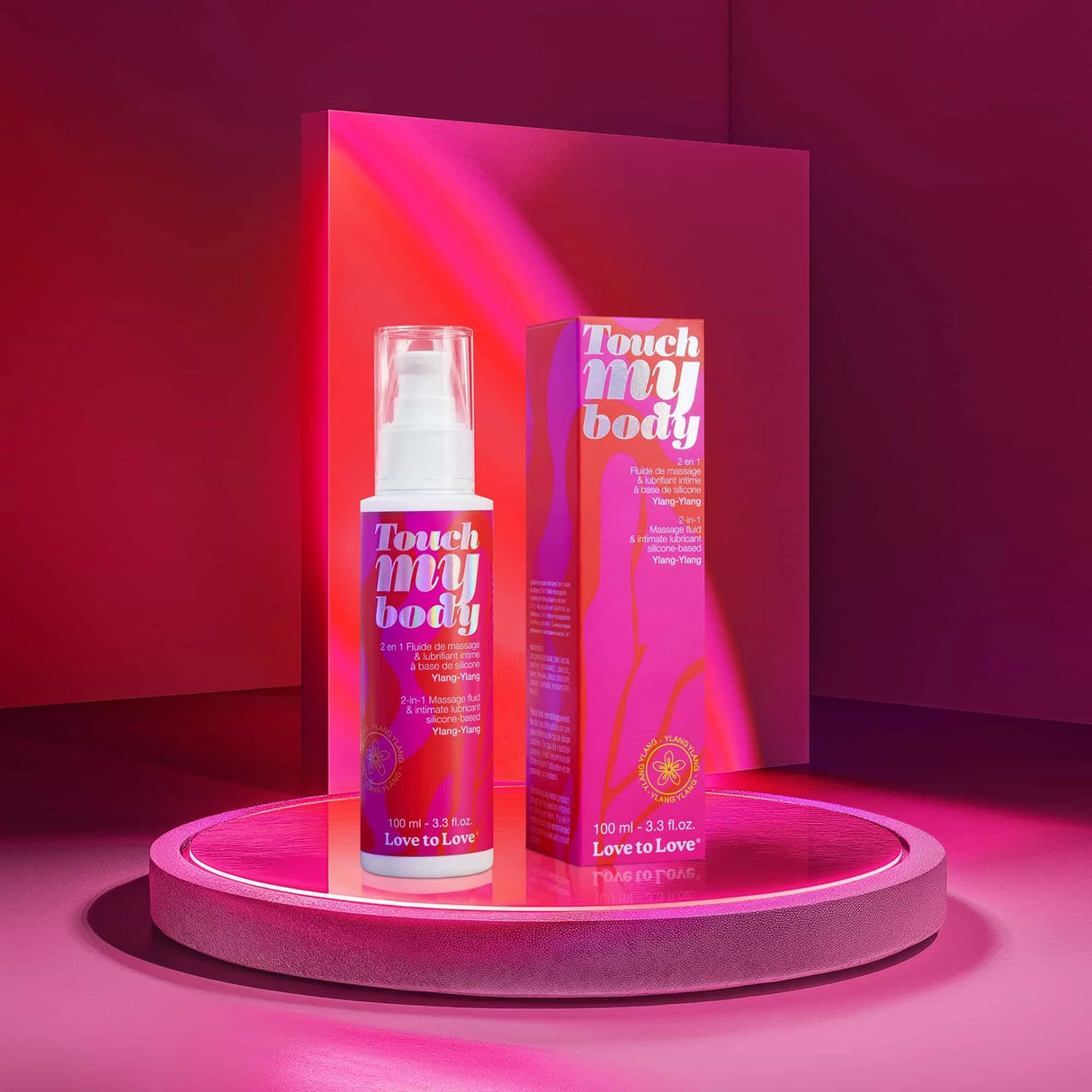 Touch My Body 2-in-1 Massage Fluid & Intimate Lubricant Love to Love - Boutique Séduction