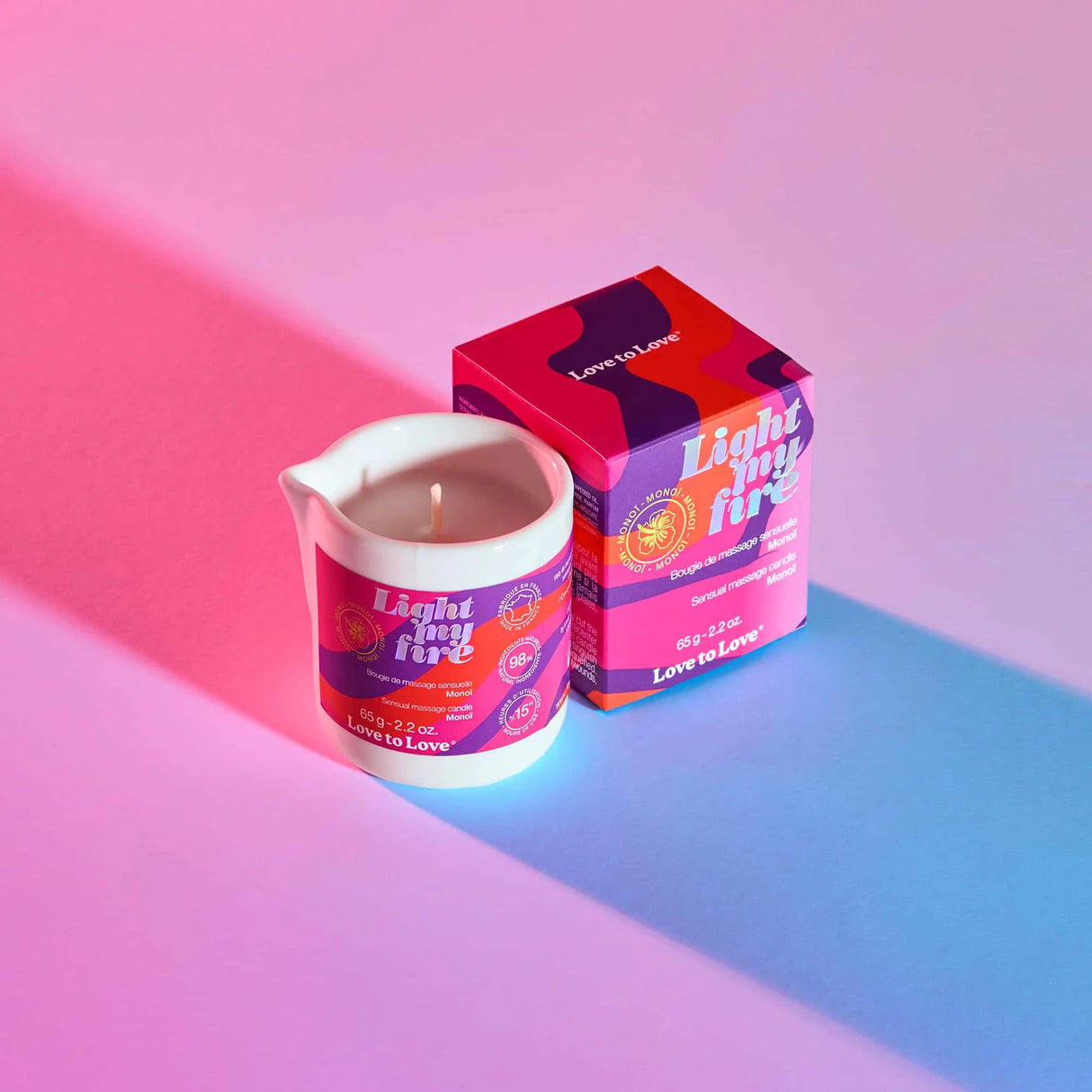 Light My Fire Sensual Massage Candle Love to Love - Boutique Séduction