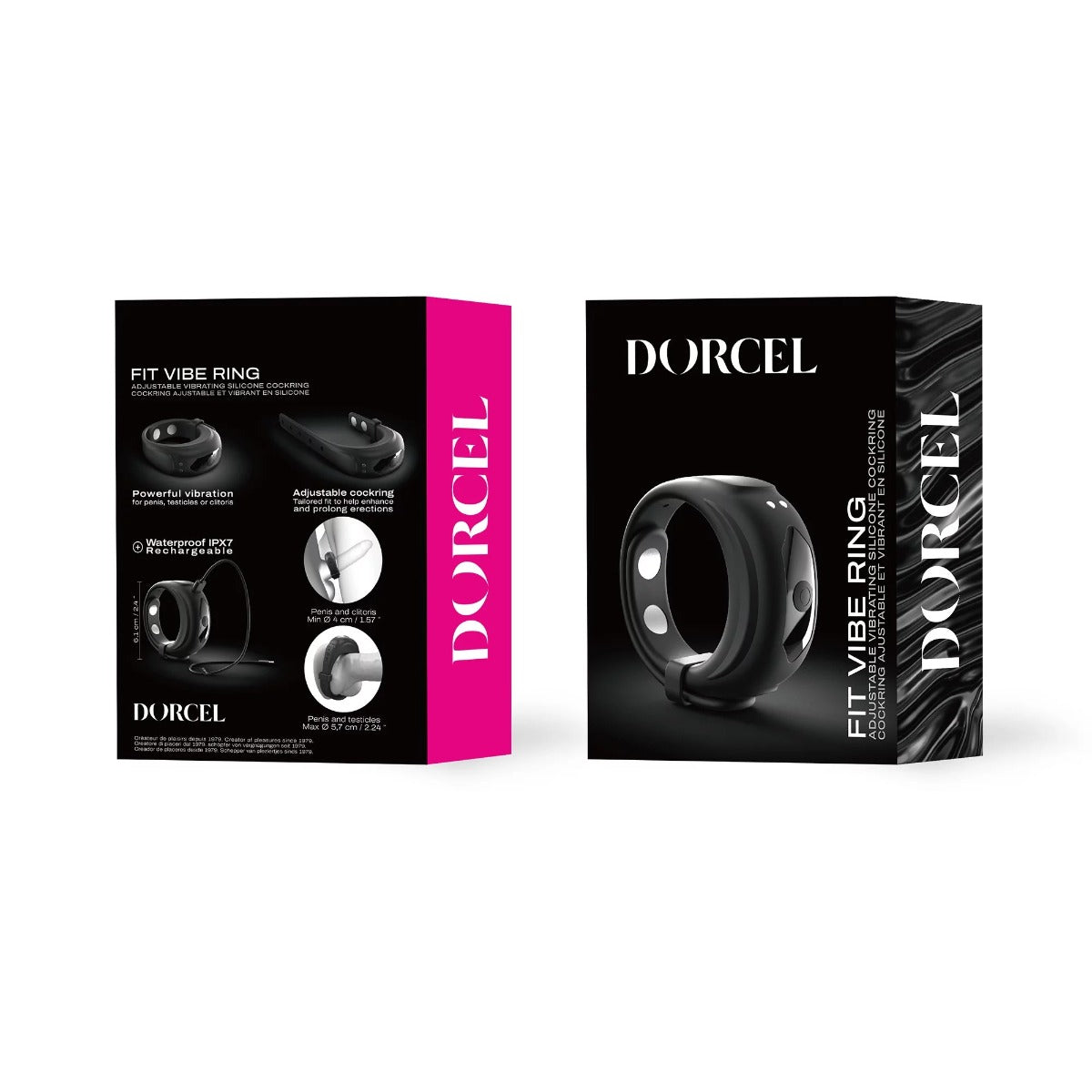 FIT VIBE RING Adjustable Vibrating Cockring - DORCEL Dorcel - Boutique Séduction