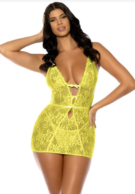 Lauren Lace Babydoll Oh La La Cheri - Boutique Séduction