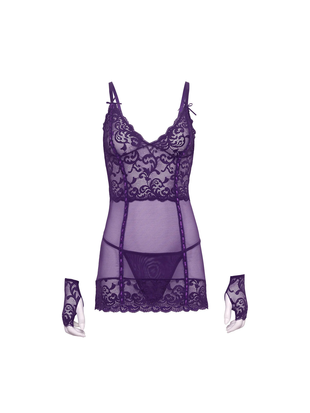 Antoinette Lace Babydoll Dress Oh La La Cheri - Boutique Séduction