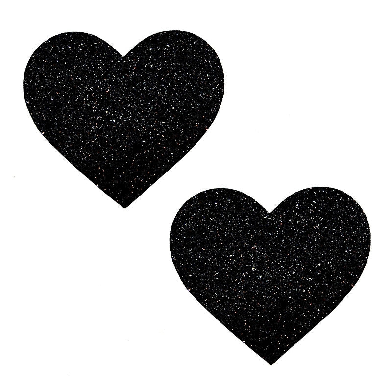 Pasties (2) - Neva Nude - Black Glitter Neva Nude - Boutique Séduction