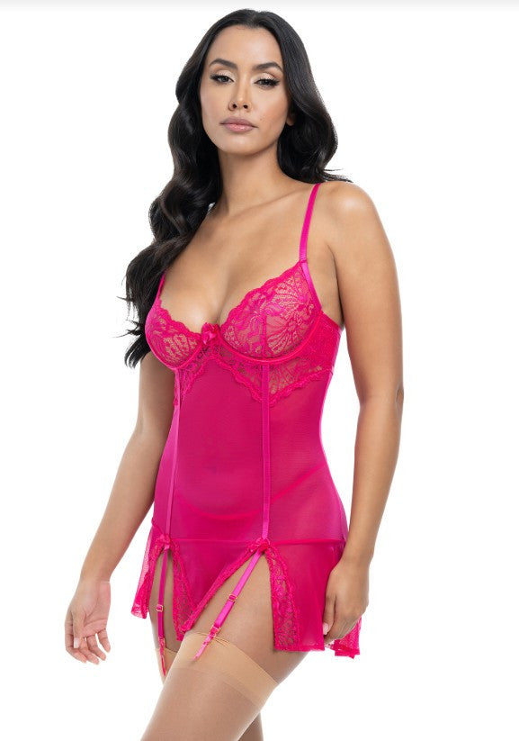 Milana Sheer Babydoll Dress Oh La La Cheri - Boutique Séduction