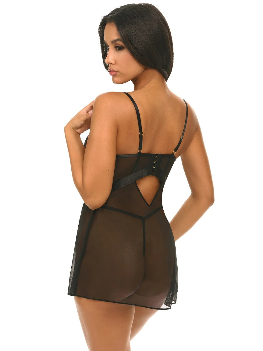 Leanna Sheer Babydoll Oh La La Cheri - Boutique Séduction
