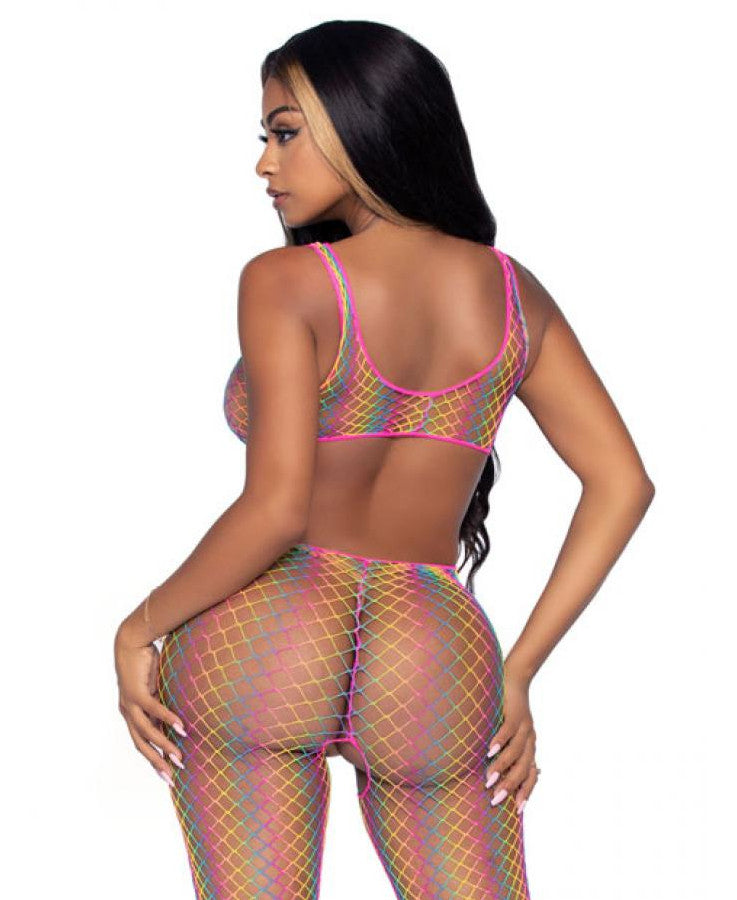 Rainbow Dreams Footless Bodystocking Leg Avenue - Boutique Séduction