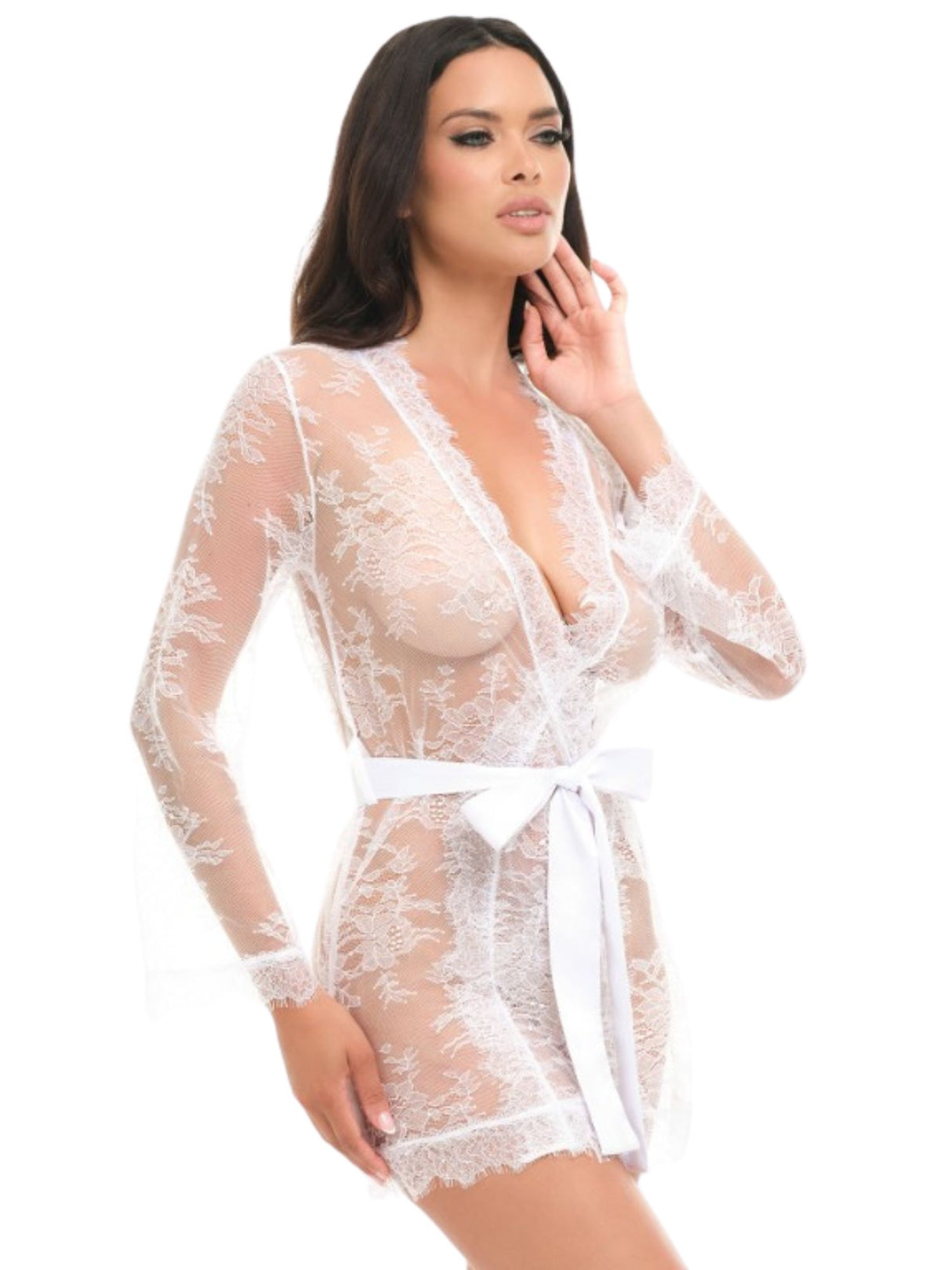 Amore Peignoir Courte en Dentelle