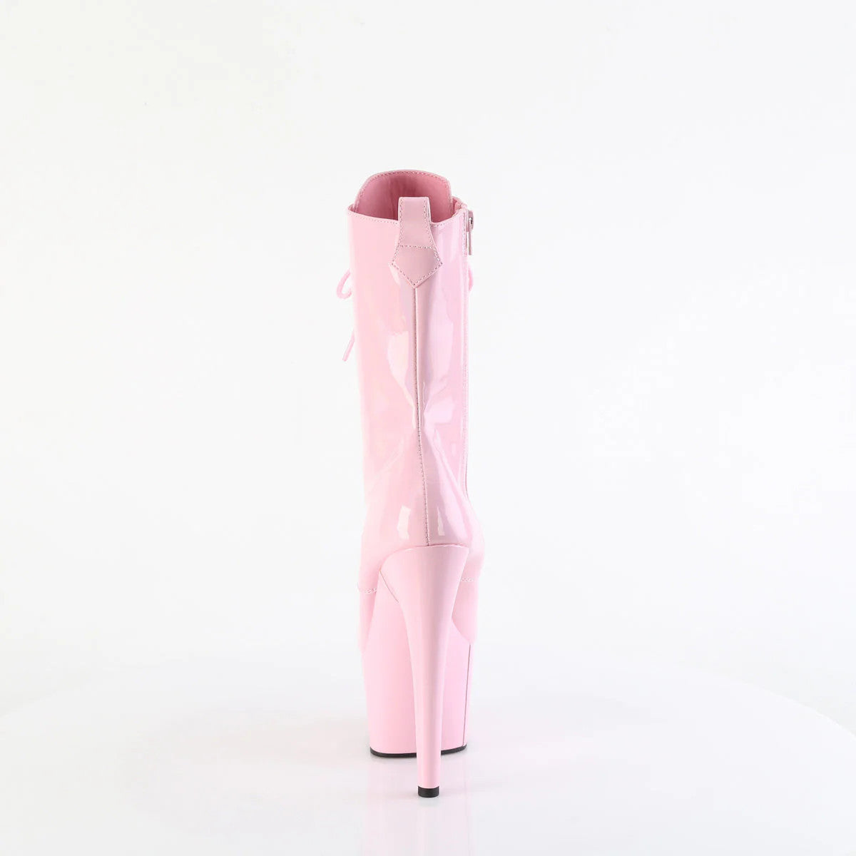 Holographic Lace-Ankle Boot 7" Heel Pleaser Shoes - Boutique Séduction