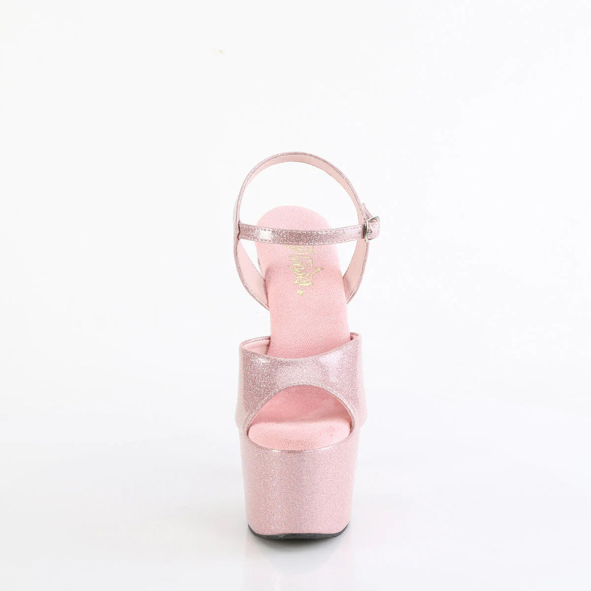 Glittering Sandal 7" Heel Pleaser Shoes - Boutique Séduction