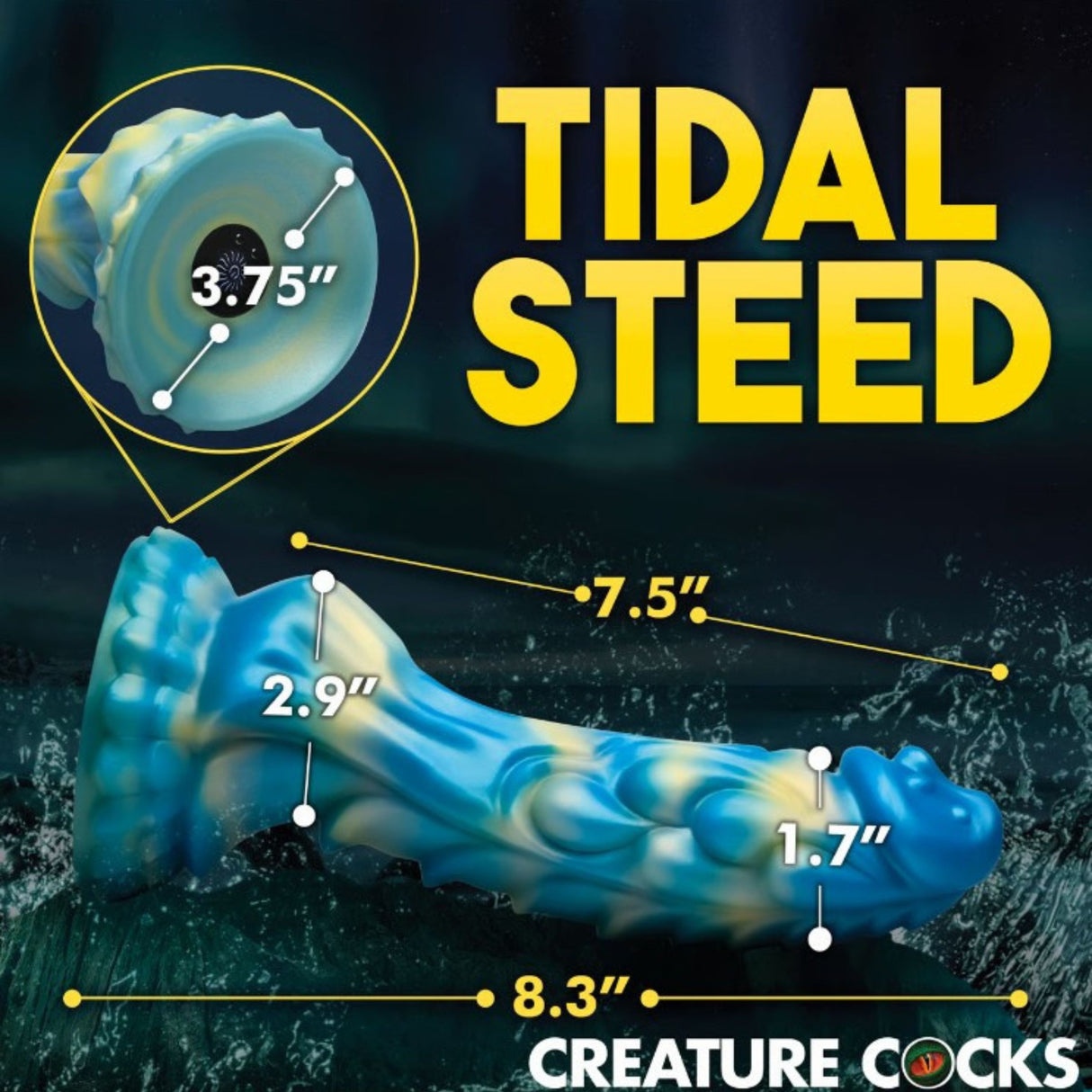 Sea Stallion Dildo Vibrant en Silicone