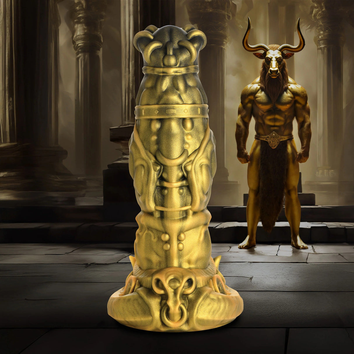 King Minotaur Dildo en Silicone