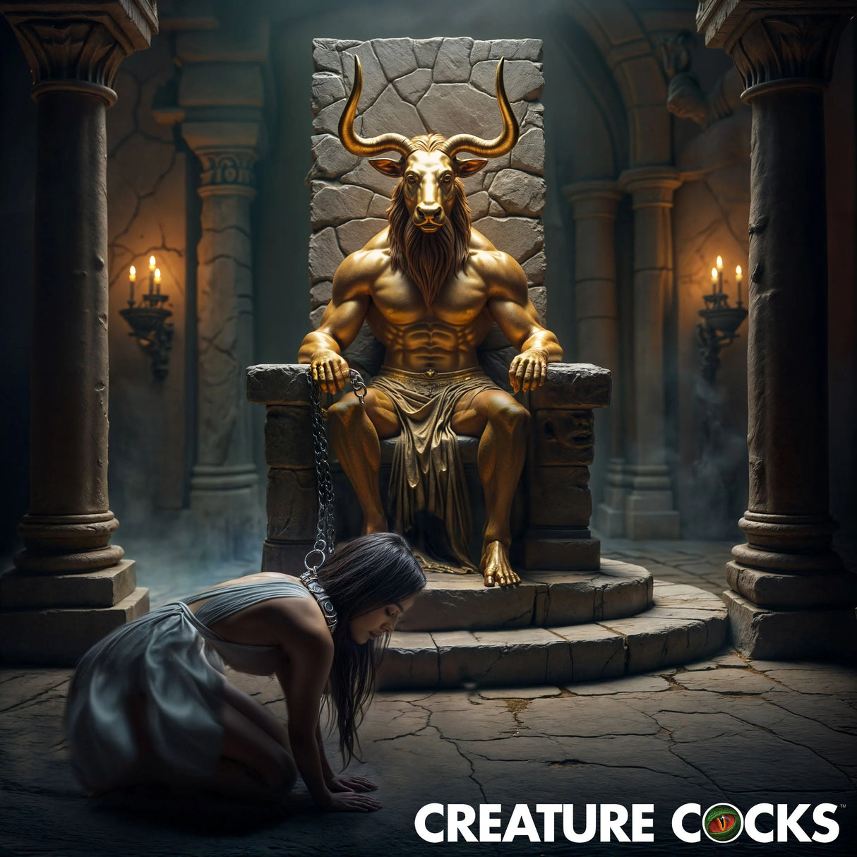 King Minotaur Dildo en Silicone