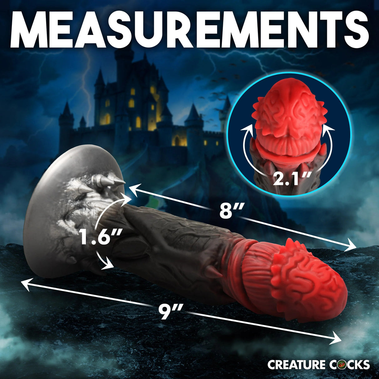 Count Cockula Dildo en Silicone