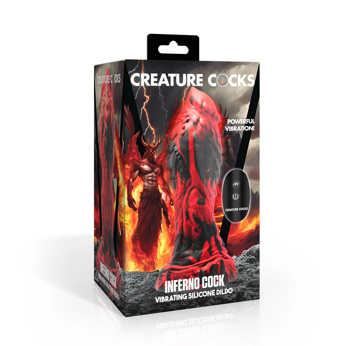 Inferno Cock Dildo Vibrant en Silicone