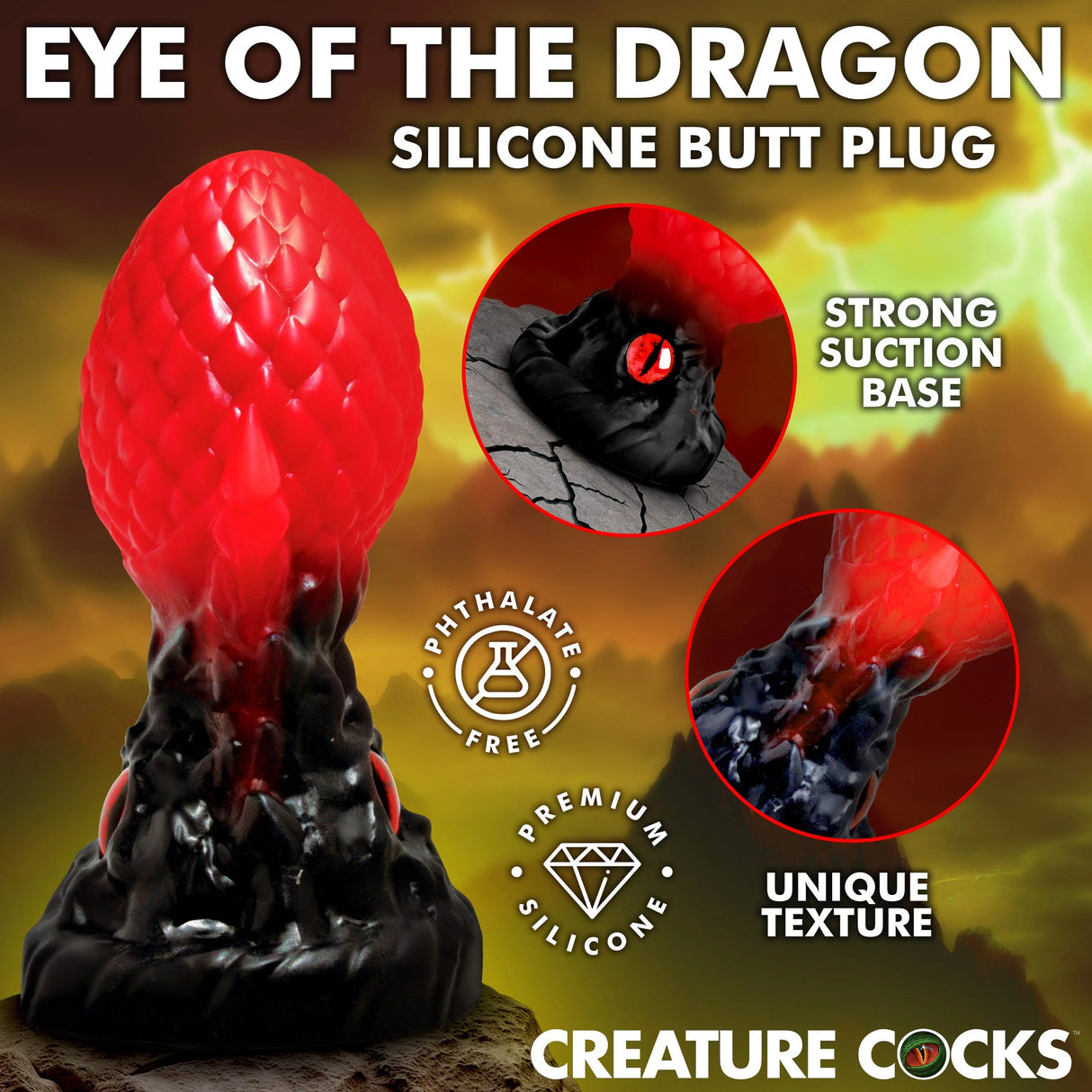 Eye Of The Dragon Plug Anal en Silicone