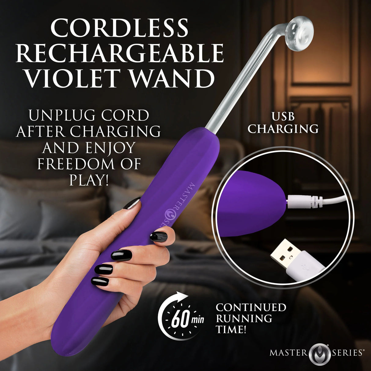 Wand Elektra Violette Rechargeable