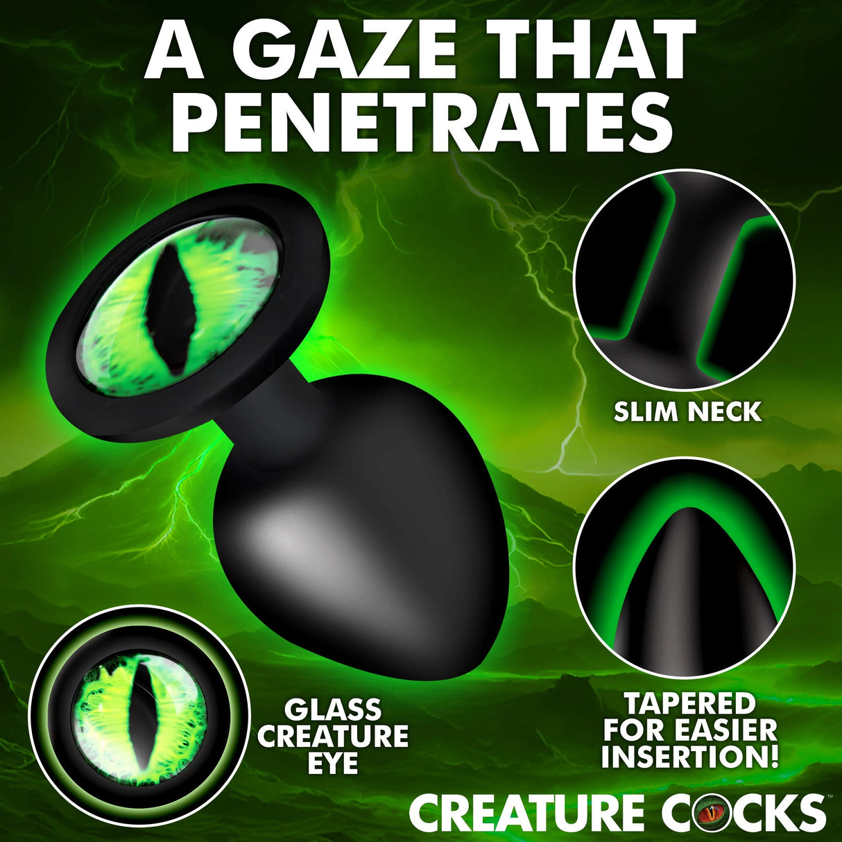 Creature Eye Silicone Butt Plug