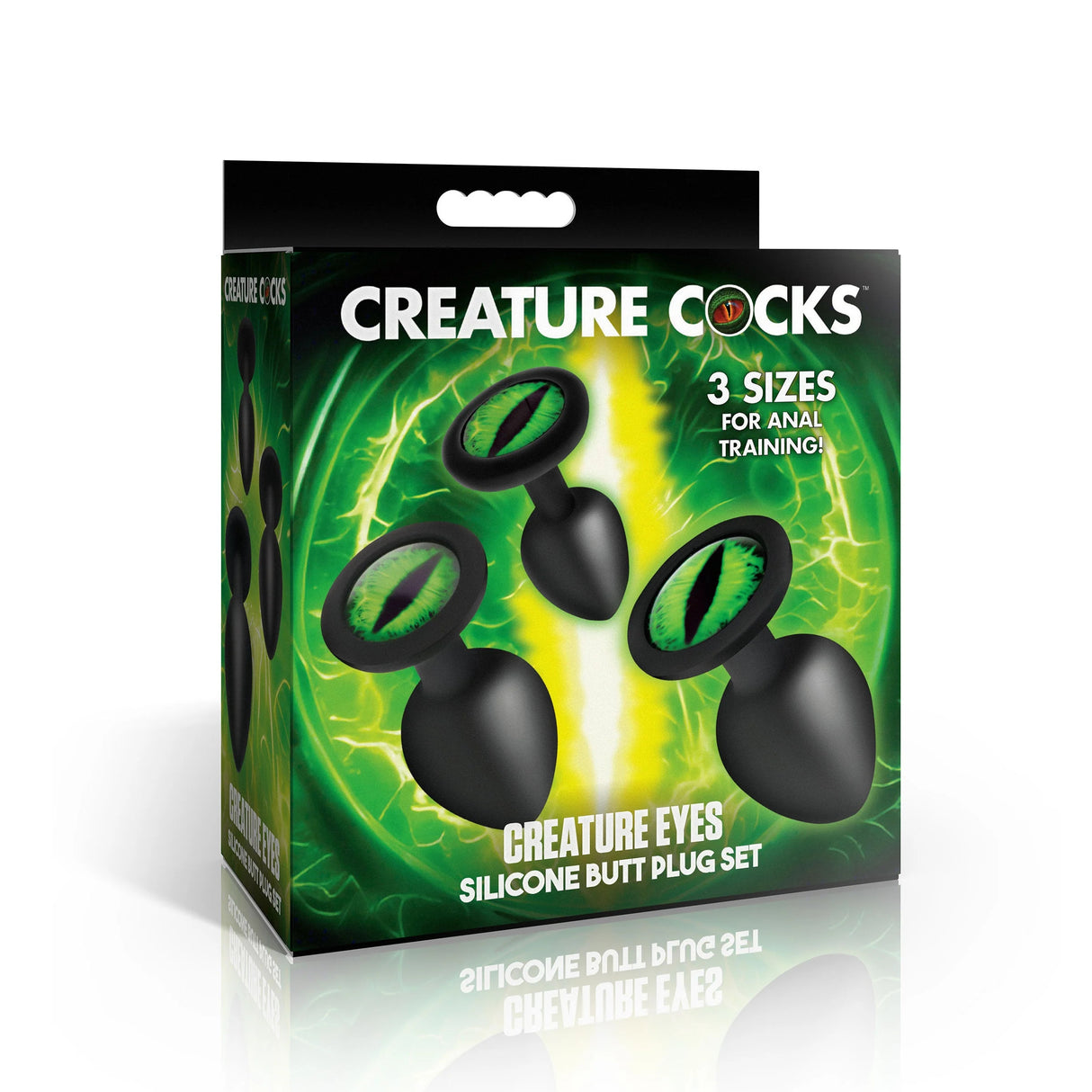 Creature Eyes Silicone Butt Plug Set