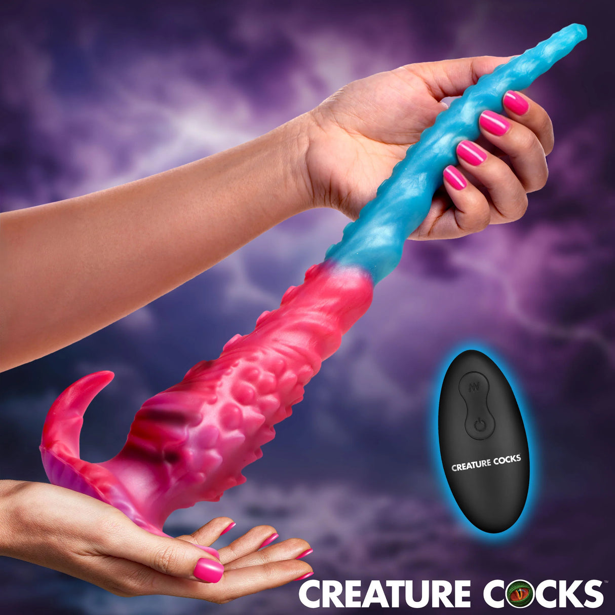Dildo Vibropus Vibrant en Silicone